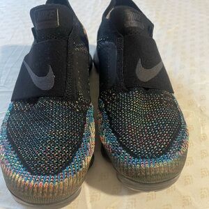 Nike Kids Black and Multicolor Sneakers